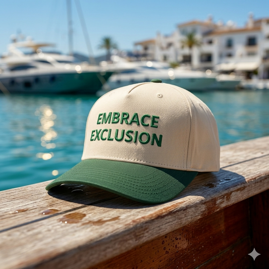 EMBRACE EXCLUSION Vintage Tan/Dark Green Hat
