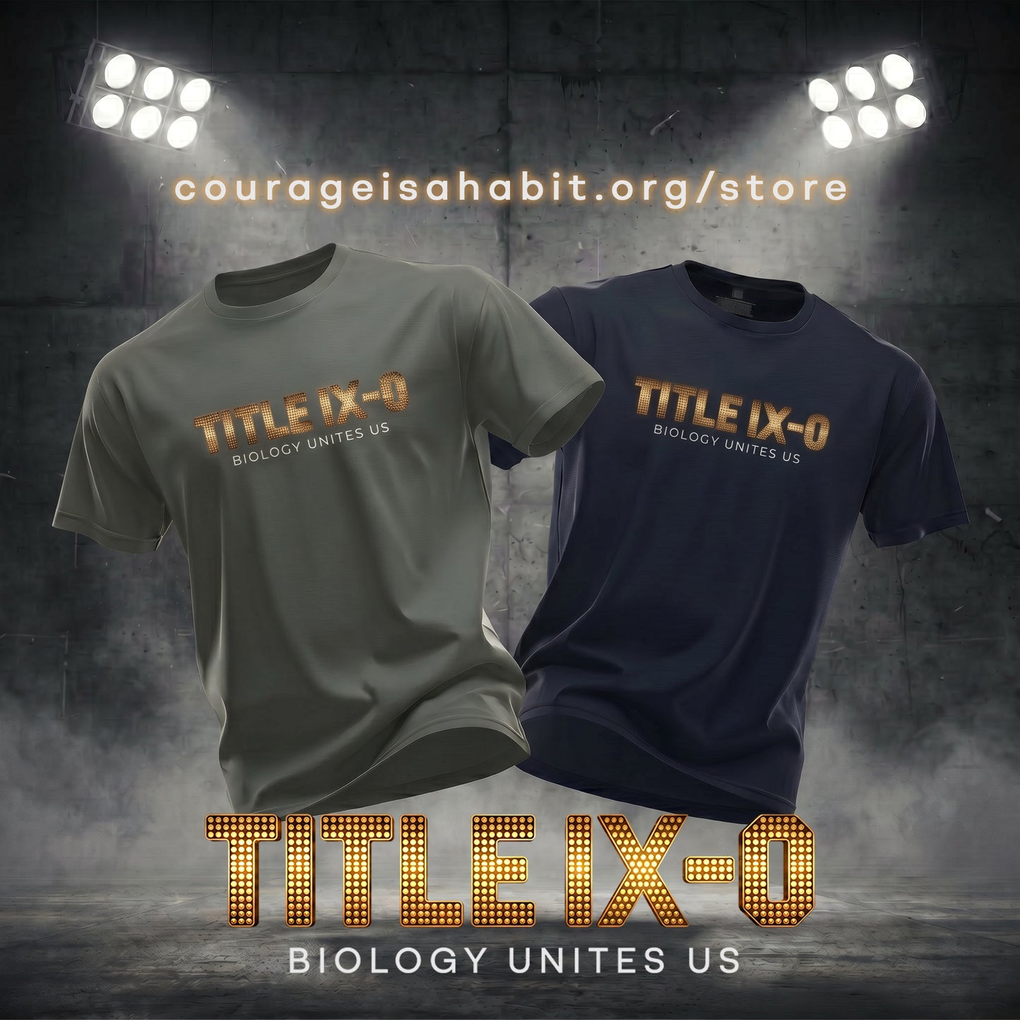 TITLE IX-0 Tee – "Biology Unites Us"