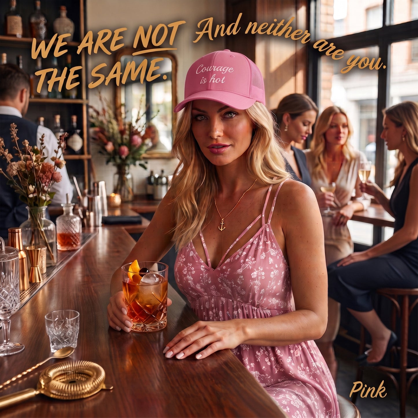 Courage Is Hot Trucker Cap