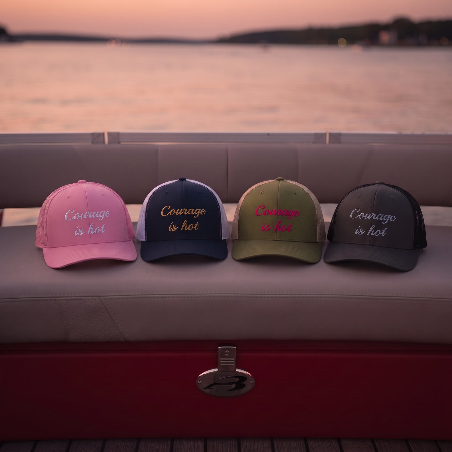 Courage Is Hot Trucker Cap